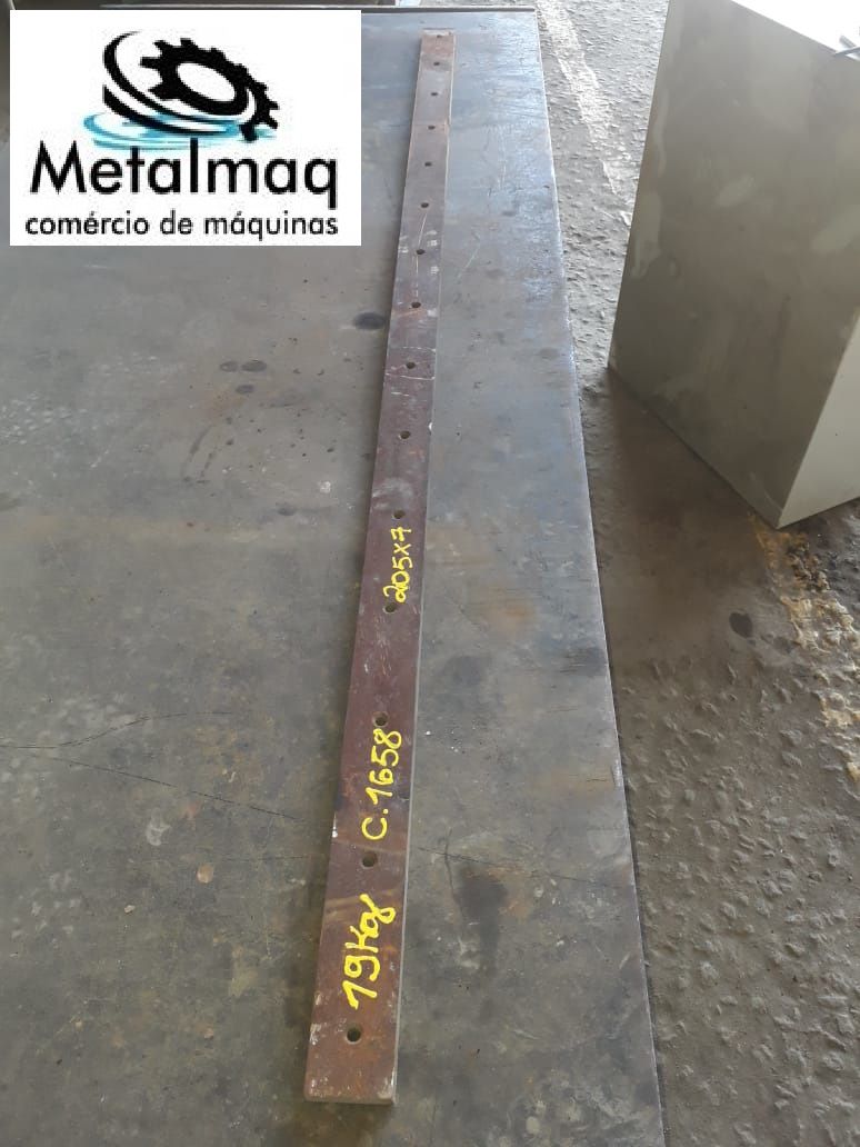 Faca para guilhotina 2,05x0,07x  Matriz C1658
