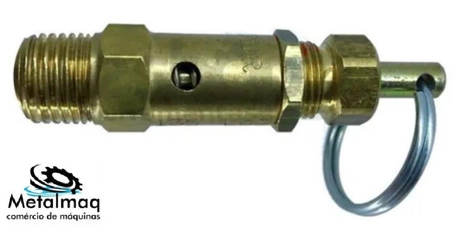 Válvula de segurança ou alívio p/ compressor 175lbs 1/4 - C2687
