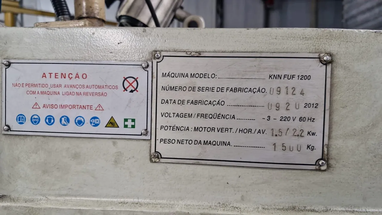 Imagem do produto Fresadora Industrial KWN